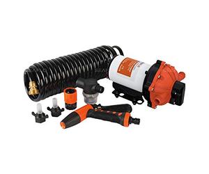 Seaflo Washdown Deck Wash Pump Kit 12 V DC 5.0 GPM 70 PSI Pompa Acqua Automatica Pressione per Marine Barche RV Caravan Con 6 m Tubo A Spirale