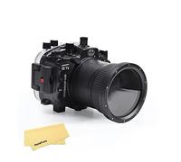 Seafrogs A7 Ii Pro/Ng Serie 40M/130Ft Custodia Impermeabile Impermeabile Per La Sony A7 Ii A7R Ii A7S Ii, Supporto Da 28-70 Mm Black [Versione Aggiornata]
