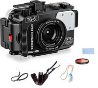 Seafrogs - Alloggiamento subacqueo per fotocamera Olympus TG (TG-6+ BK)