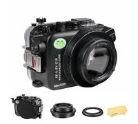 Seafrogs Custodia subacquea per Sony ZV-E10 con lente FE E 3.5-5.6 PZ16-50 OSS, [40M/130FT] Custodia subacquea impermeabile per Sony Alpha ZV-E10, con sensore di perdite integrato