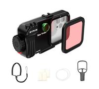 SeaFrogs SF-PH-05 Custodia Telefono Impermeabile 20M con Filtro Rosso - Finestra Obiettivo Grande 68mm, Nessuna App Necessaria | Compatibile con iPhone/Android/HarmonyOS