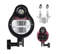Seafrogs ST100 PRO STROBE STUBATRO STRAFERA INFERIORE LAMITÀ FLUSH per alloggiamento sottomarino, supporto a 5 pin o connessione del cavo ottico- [100m/325ft]