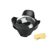 Seafrogs Wa005-E Optical Acrylic 40M/130Ft 6" Inch Wide-Angle Dome Port Fisheye Wide Angle Lens W/Shade Cover For Diving Waterproof Housing (Ø 80Mm L 67Mm)