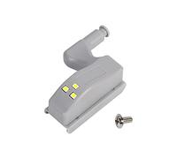 SEAFRONT 10 Pz Cerniera LED Sensore di Luce per ante Dell'armadio Cerniera Dell'armadio Luce per la Cucina Moderna Lampada Domestica Lampada Bianca Calda/fredda (Luce bianca)