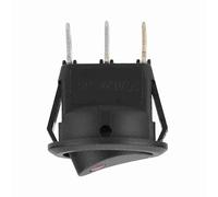 SEAFRONT 12 -V -kfz Rotondo On/dall'Interruttore SPST per la Luce della Barca del Trattino automobilistico: Interruttore a Bilanciere a LED per Tutte le 12 Volt di Sorgenti, Materiale di Impatto e