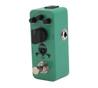 SEAFRONT 20dB Clean Boost Potente Manopola del Suono di Distorsione Crea il Tuo Tono Unico Effetti a Pedale per Chitarra Guadagno Elettrico Distorsione Forniture Regolabili, Colore Verde DC 9V Parti