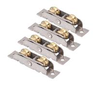 SEAFRONT 4PCS Rulli per Porte Scorrevoli Rulli per Porte Scorrevoli di Ricambio Ruote in Tandem con Cuscinetti a Sfera in Acciaio Rulli per Porte Scorrevoli per Patio (Ruota concava)