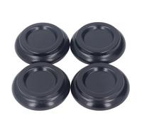 SEAFRONT 4pcs Tazze da Panoracastro di Faggio in Legno per Letti per le Gambe per Pianoforte Sedie di Dita (BLACK)