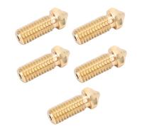 SEAFRONT 5pcs 0,6 Mm per Ugelli per Stampanti 3D in Ottone Kit Resistenti Ad Alta Temperatura Ugelli Estrusore Hoted per Qidi X Smart 3 X Plus 3