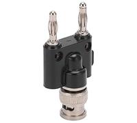 SEAFRONT Adattatore Spina a Banana Maschio U28 BNC, Connettore Vibrazione ABS in Rame, Accessori per Test Oscilloscopio, Materiale di Alta qualità, Facile Usare, Prestazioni Stabili, Adatto per