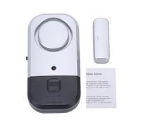 SEAFRONT Allarme per Porte e Finestre da 130 DB Sensore Magnetico Staccabile per la Sicurezza Domestica con Indicatore di Batteria Scarica e 3 Pile a Bottone Incluse Rileva L'apertura (M-820)