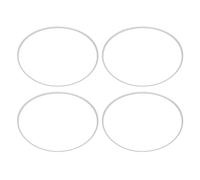 SEAFRONT Anello di Protezione della Decorazione della Ruota in Lega di Alluminio 4pcs in Argento vestibilità Universale 21 Pollici