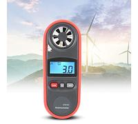 SEAFRONT Anemometro Portatile Digitale Portatile Indicatore di velocità del Misuratore di Temperatura del per Appassionati di Meteo e Professionisti con Misurazioni Ad Alta Precisione