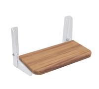 SEAFRONT Barca in Teak Pieghevole Footherstüt Elegante Staffa in Lega di Alluminio Posiziona Passi di Piegatura per Salvarsi per Migliorare il Comfort e L'efficienza Dell'operatore