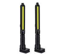 SEAFRONT Barra Luminosa da Lavoro a LED Pieghevole da 2400LM con Base Magnetica e Sensore a Infrarossi Luce da Meccanico Ricaricabile da 4400mAh per Emergenza in Officina di Ripar