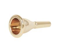SEAFRONT Bocchetto di Tuba, Argento Oro in Ottone, Performance Liscia, Parti di Sostituzione per Tuba, Accessori per Strumenti Musicali, Lunghezza di 99 Mm, Ideale per i Musicisti (GOLD)