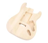SEAFRONT Borri di Chitarra in Legno di Goccia Elettrica Incompiuta di Chitarra Elettrica in Legno di Chitarra Integrate Parti di Sostituzione del Corpo in Legno Fai -da -te
