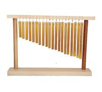SEAFRONT Campanelli Eolici a 20 Toni, Struttura in Legno Massiccio, Perfetti per Insegnare Musica Ai Bambini, Strumento da Tavolo, 15,2 X 11 X 1,6 Pollici