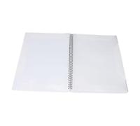 SEAFRONT Cartella di Spartiti Hold Up 40 Pagine PVC A4 Music Binder a 180 ° Design Piatto Piatto Annota per Orchestra Sheet Organizer (B)