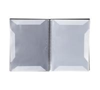 SEAFRONT Cartella di Spartiti Hold Up 40 Pagine PVC A4 Music Binder a 180 ° Design Piatto Piatto Annota per Orchestra Sheet Organizer (A)