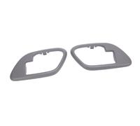 SEAFRONT Coppia di Mascherine di Rivestimento della Maniglia della Porta Interna Materiale ABS per Miglioramenti del Veicolo da Interni C1500 C2500 C3500 K1500 K2500 K3500 (GRAY)