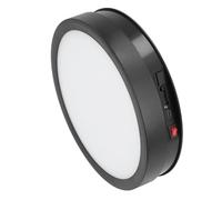 SEAFRONT Espositore Rotante Elettrico, Telecomando, Luce Colorata, velocità Regolabile, Piatto Girevole da 22 Cm per l'esposizione del Prodotto (BLACK)