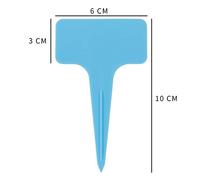 SEAFRONT Etichette da Giardino a Forma di T da 20 Pezzi, Etichette per Piante Durevoli Realizzate in PP Facile Classificazione e Identificazione delle Piante in Casa e in Giardino (azzurro)