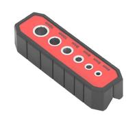 SEAFRONT Fallo Portatile Jig 90 Gradi Non Slittamento V con 6 Boccole in Acciaio Blocco per Trapano Multifunzionale