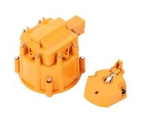 SEAFRONT HEI Distributore Cap and Rotor Set Completo per 283 307 327 350 400 K549, per Motori V8 - Materiale Metallico (ORANGE)