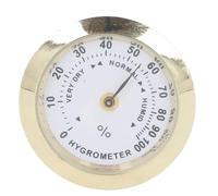 SEAFRONT Igrometro per Violino, Misuratore di Chitarra in Lega, Misurazione dell'umidità Rotonda per Strumenti Musicali con Metro per l'umidità della Chitarra con Igrometro Violino