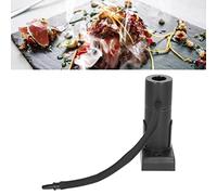 SEAFRONT Infusore per Fumo di Legno Portatile, Affumicatore per Cocktail in Lega di Alluminio e Zinco con 2 Ingranaggi per Fumo, Pistola Affumicatrice Portatile Staccabile per Carne, Formaggio,