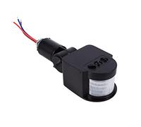 SEAFRONT Interruttore del Rilevatore del Sensore di Movimento Esterno, ABS con Identificazione Automatica Notturna, Ampio Intervallo di Rilevamento e Ritardo Regolabile per la Sicurezza Domestica