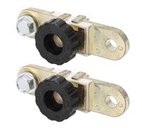 SEAFRONT Interruttore di Disconnessione Batteria Laterale 12V 125A 15-17mm | Zinco Lega e Ottone Placcato, ABS, Interruttore di Spegnimento, Uso Auto Camion RV Marino, Terminali Conici 15-17mm