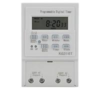 SEAFRONT Interruttore Timer Digitale Programmabile 220 V 30 A Interruttore di Temporizzazione di Controllo Display LCD con Errore Inferiore A 1 Secondo per il Controllo del Risparmio