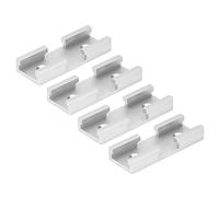 SEAFRONT Intersezioni Binario T in Lega di Alluminio Incrocio (SILVER) | Leghe di Alluminio, Scorrimento Fluido, Compatibile con Viti a T, Utensili per Lavorazione del Legno, Giunzione Incrociata,