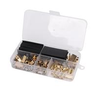 SEAFRONT Kit Connettore Cavo Fisso a Vite 35 in 1 con 70 Viti e Tubi Termorestringenti, Kit Terminale di Connessione Cablaggio Rapido 10A 20A 60A per Vari Progetti di Ingegneria,