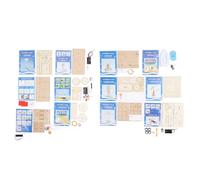 SEAFRONT Kit di Giocattoli Assemblare per Bambini Fai Te, Puzzle in Legno per l'educazione STEM con Modelli di Costruzione Creativi, Perfetti per i Giovani Innovatori