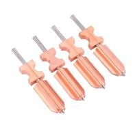 SEAFRONT Kit Hotend 4 Pezzi Estrusore Ugello a Rilascio Rapido Ugello a Rapido Staccabile 0,25 Mm 0,4 Mm 0,6 0,8 Design Modulare Interamente in Metallo per Stampante