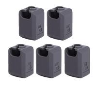 SEAFRONT Kit in Silicone Hotend, 5 Custodie in Silicone 5 Spazzole per Ugelli Tappetini Antigoccia per Stampante 3D Sanpmaker U1 con Materiale Resistente Al Calore Facil