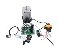 SEAFRONT Kit Motore Tornio CC Senza Spazzole 1000 W Kit Scheda di Alimentazione di Controllo Principale in Materiale PP PVC Ad Alta velocità per MX210 WM210 220x750 220x600 8x16 (Spina