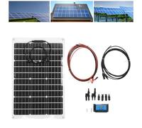 SEAFRONT Kit Pannello Solare Flessibile 70W Regolatore Carica Fotovoltaico 40A Serie e Parallelo Componenti Solare