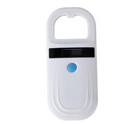 SEAFRONT Lettore di Chip per Animali Portatile, Scanner per Microchip ABS con Trasferimento Dati USB, Batteria da 800 MAh per Archiviazione di 1000 Record, Utilizzo con una Sola Mano per Istituto di