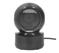 SEAFRONT Lettore di Codici a Barre, Lettore Cablato USB Omnidirezionale Desktop ABS con CMOS 640x480, Scansione QR 1D 2D a Mani Libere con Rilevamento Automatico per Libreria POS del Negozio Al