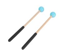 SEAFRONT Mallette di Xilofoni in Legno in Gomma Attaccare un Tono di Gamma Larga 22 Cm Lungo per la Lingua Tamburo a Campana Marimba per Feste Concerti Feste Set di Tamburi (BLUE)