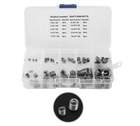 SEAFRONT Manicotto per Vite con Inserti Filettati in Filo di Acciaio Inossidabile da 60 Pezzi per Kit di Riparazione Filettatura, Migliora l'affidabilità della Connessione, Migliora la della