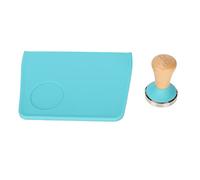 SEAFRONT Martello in Polvere di caffè, Tappetino Manomissione in Silicone, Manico in Legno Ergonomico per il Tampone del caffè in Casa e in Ufficio (Manomissione da 58 mm / 2,28 pollici)