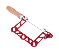 SEAFRONT Mini a Mano, da Traforo a Forma di U in Lega di Alluminio con Manico in Legno, Design Ergonomico, Ideale per la Creazione di Gioielli, Strumenti per la Lavorazione del Legno e dei Metalli