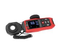 SEAFRONT Misuratore di Luce Digitale, Misuratore di Illuminamento Ad Ampio Raggio da 200000 Lx con Schermo a Colori VA e Sonda Ruotabile per la Misurazione dell'illuminazione Interna Ed Esterna