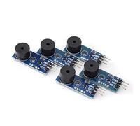 SEAFRONT Modulo Cicalino Passivo PCB 5 Pezzi 3,3-5 V a Basso Livello Modulo Sonoro Frequenza Controllabile Pin con Transistor per Progetti Elettronici