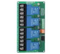 SEAFRONT Modulo relè A 4, Scheda di Controllo Isolamento Accoppiatore Ottico Laminato Rivestito in Rame, Actuator di Livello Alto Basso 30 A CC 30 V CA 250 V per Automazione IoT Industriale PLC (5V)